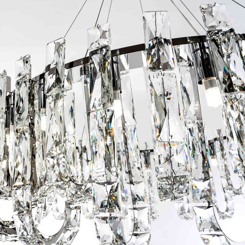 Подвесная люстра 80 см MODELUX ML.6621.19 CR хром