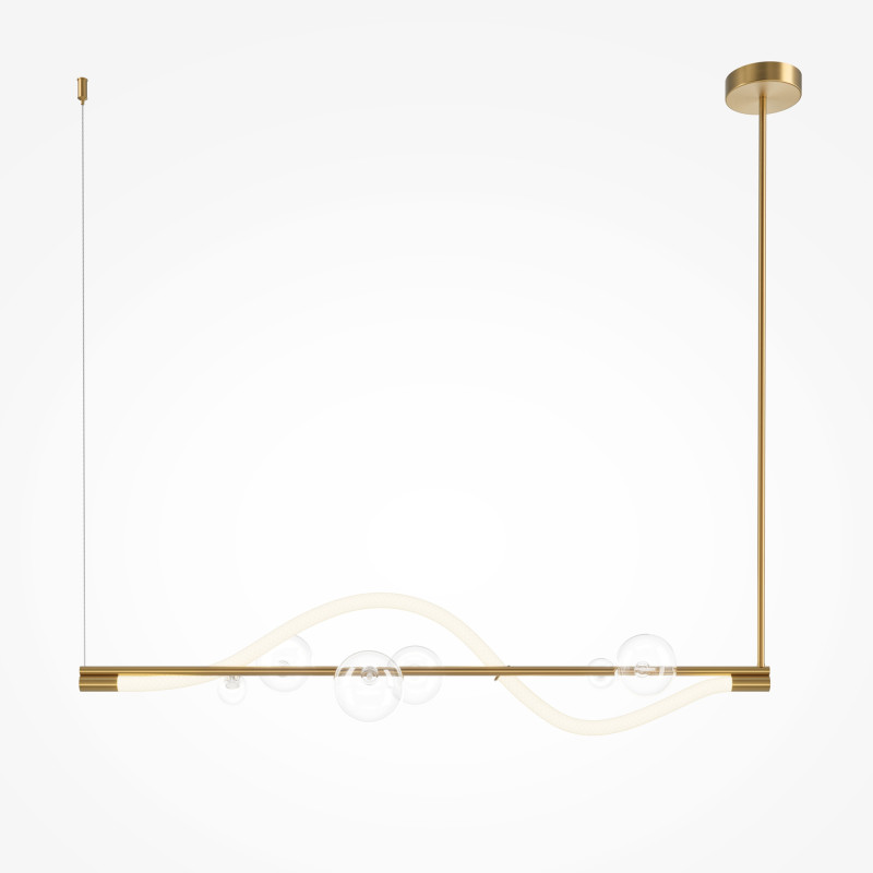 Линейный светильник 113,5*21*195 см, LED, 3000К, Maytoni Oasis MOD289PL-L13BS3K латунный