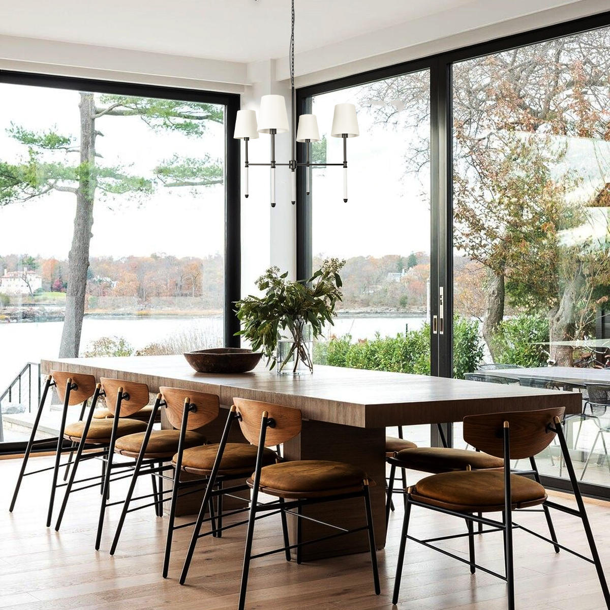 Подвесной светильник 69*69*73/225 см, 4*E14 LOFT IT Cosy 10308 Nickel никель