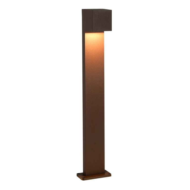 Садово-парковый светильник 15,8*13,9*80 см, *LED*12W, 3000K, ST-Luce BRIK SL9513.605.01, коричневый