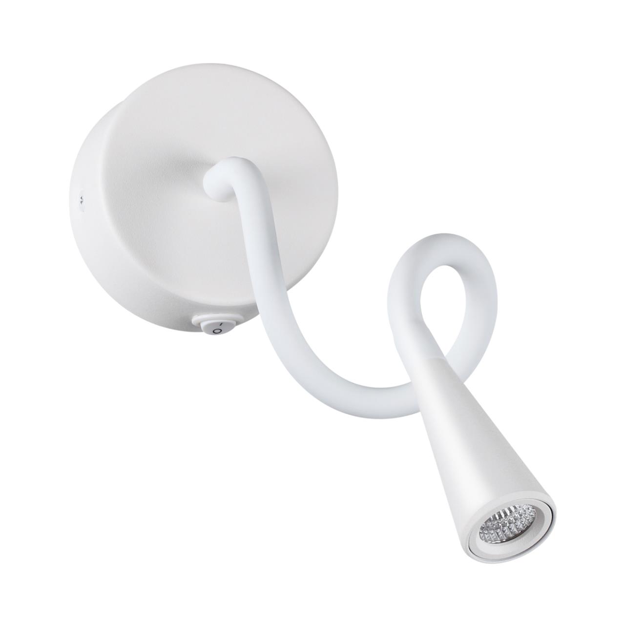 Настенный светильник Odeon Light Odds 4255/3WL, 3W LED, 3000K, белый