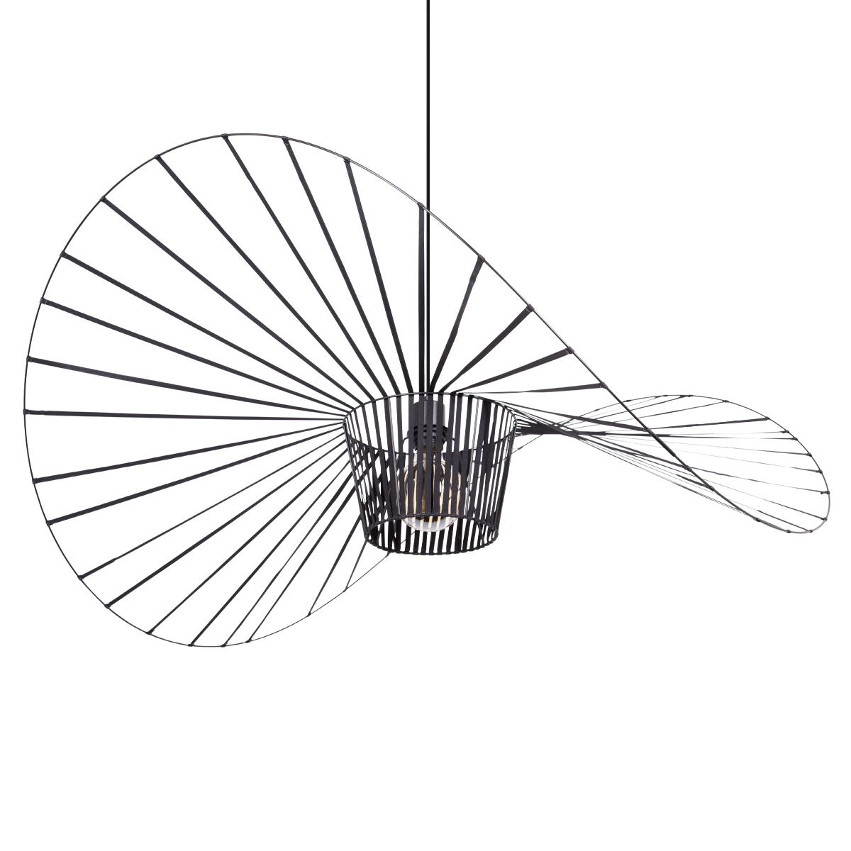 Подвесный светильник 100*50 см, 1*E27*60W LOFT IT Chapeau 10246/1000 черный