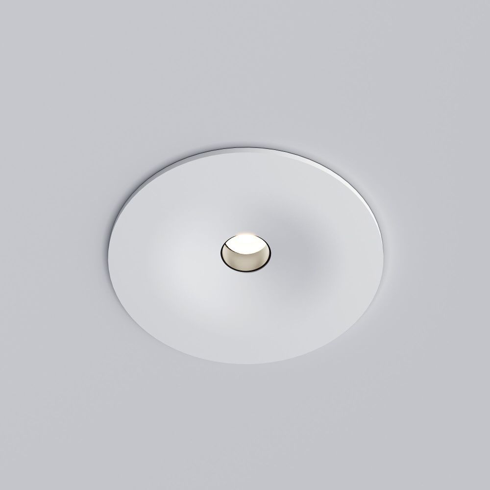 Светильник встраиваемый светодиодный 7 см, вр 5,9 см, 12W, 3000K, Elektrostandard Binnie 15275/LED, белый