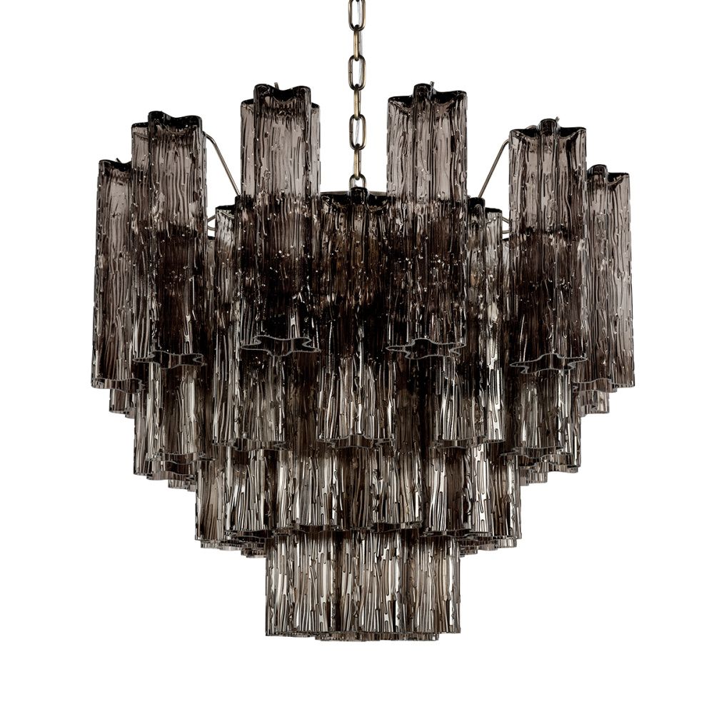 Подвесная люстра 60 см, Loft IT Murano 10580/600 Smoke, бронза-дымчатый