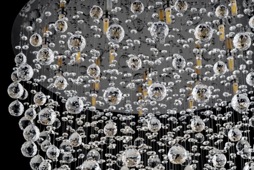 Люстра потолочная *80*120 см, 24*G9*40W, Arti Lampadari Flusso Nickel Flusso H 1.4.80.615 N, Никель