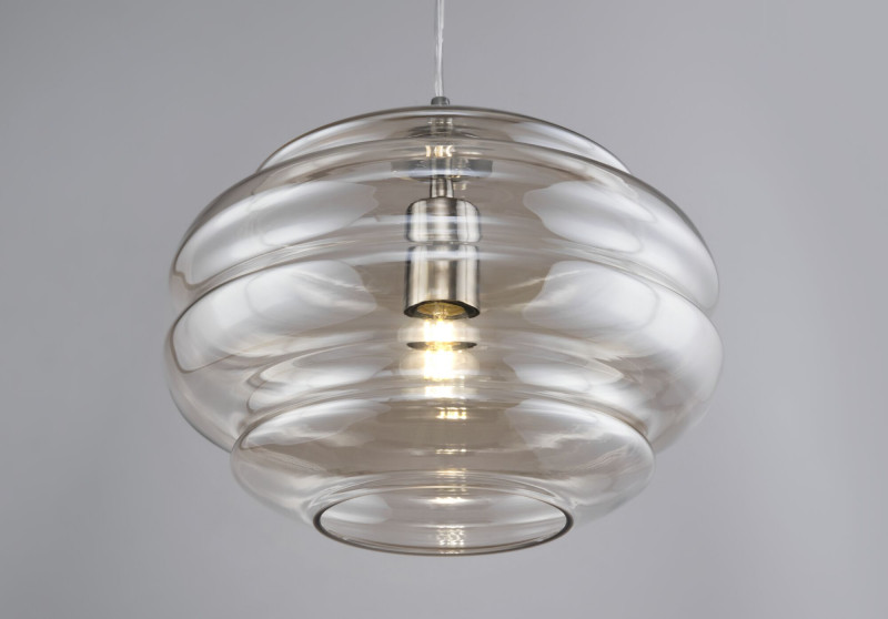 Светильник подвесной Maytoni Ruche P079PL-01CG, диаметр 30 см, никель