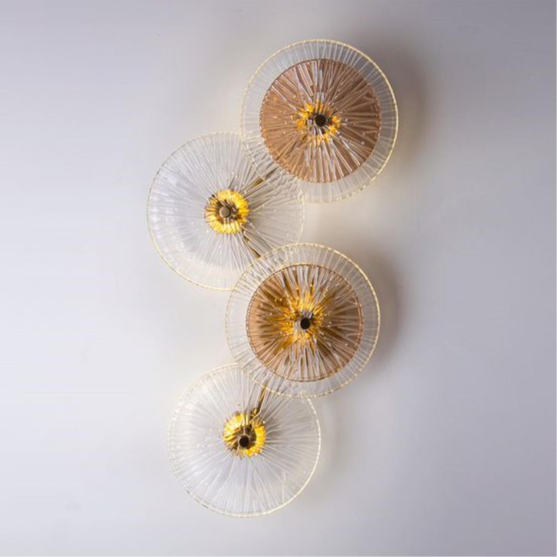 Бра 32*9*62 см, 4*LED*3W 4000K Arte Lamp Ajour A1258AP-4PB полированная медь