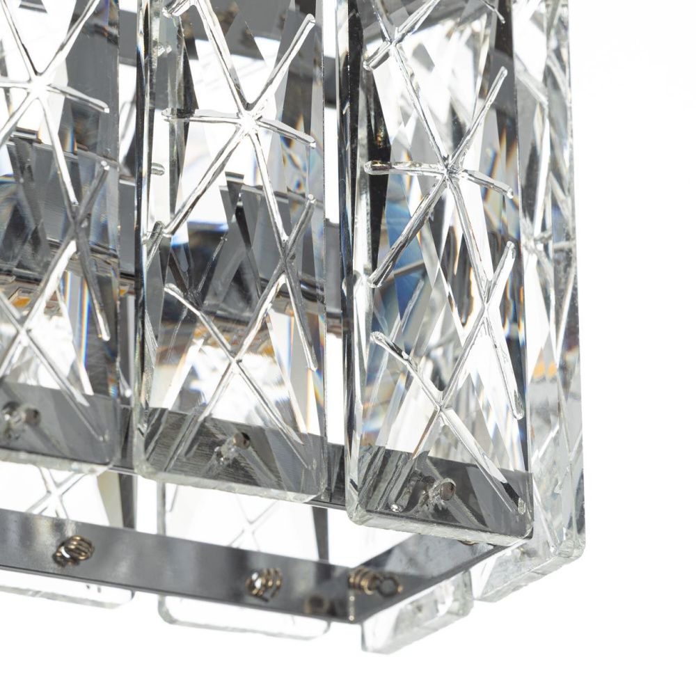 Настенный светильник 30 см, 6W, 3000K, Citilux Palant CL325312, хром