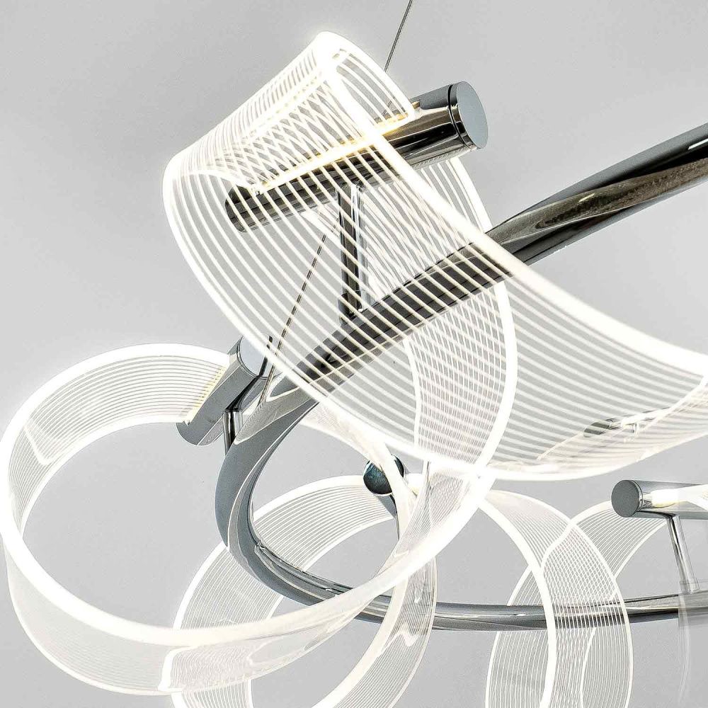 Подвесной светильник 92 см, 42W, 4000К MODESTYLE MS.3029.10 CR хром