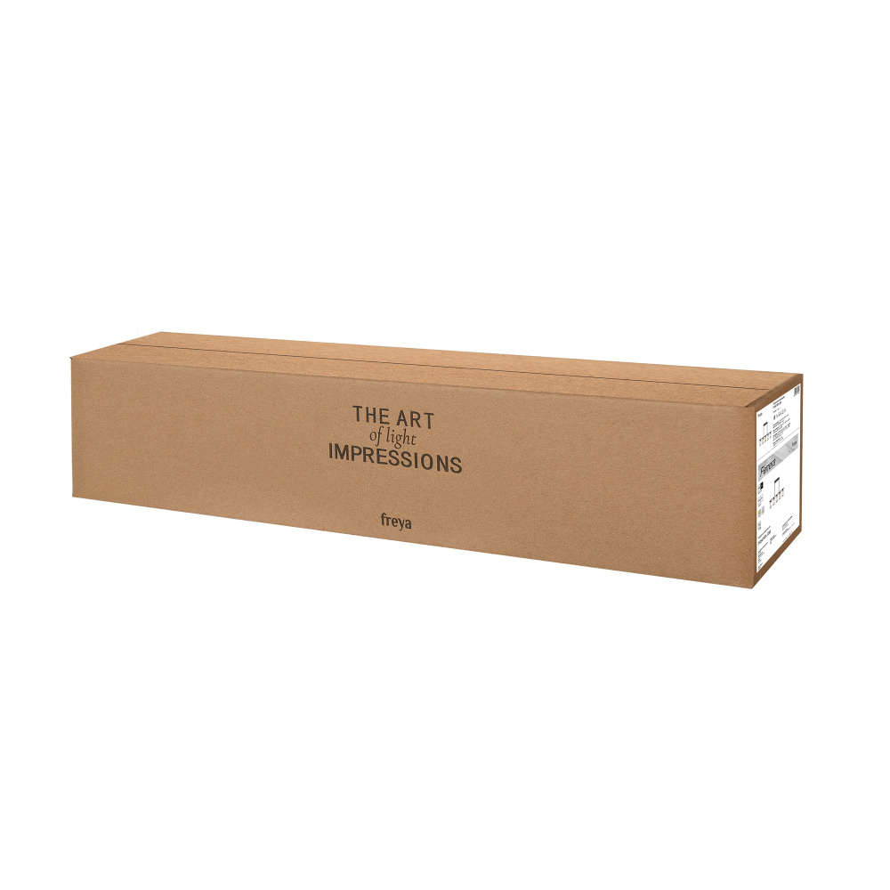 Люстра 100*14*-81 см, 5*E27*200W, Freya  FR5474PL-05B, Черный