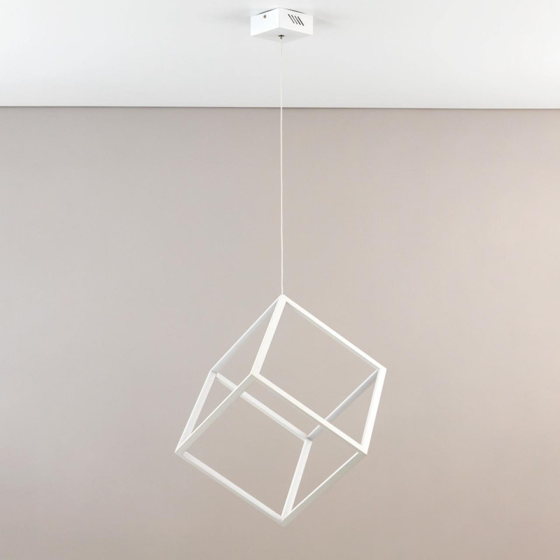 Подвесной LED светильник Citilux Куб CL719300 Белый, 40W*4000K