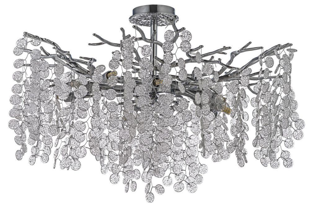 Люстра потолочная *76*54 см, 10*G9*40W, Dio D`arte Tavenna Nickel Tavenna H 1.3.76.102 N, Никель