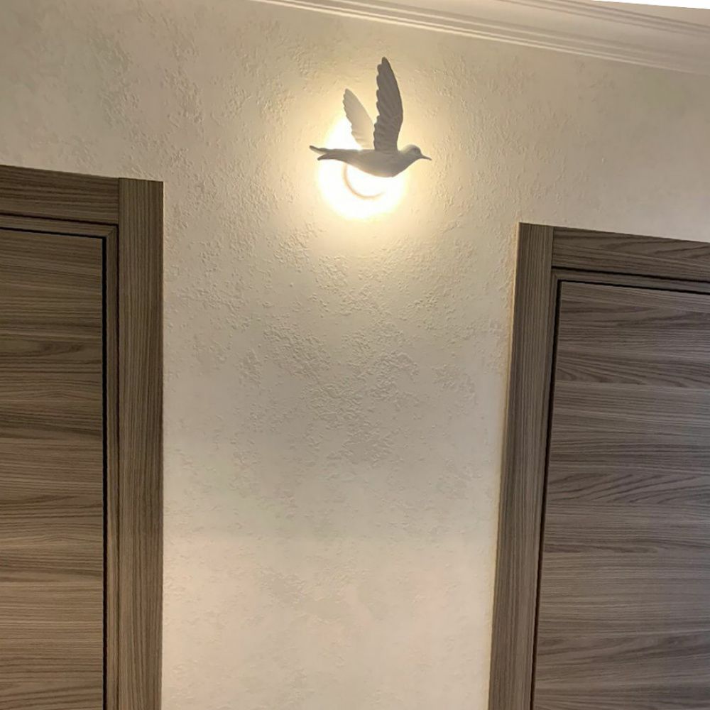 Бра с птичкой Odeon Light Colombella 4310/3WLA, 3W LED, 3000K, белый