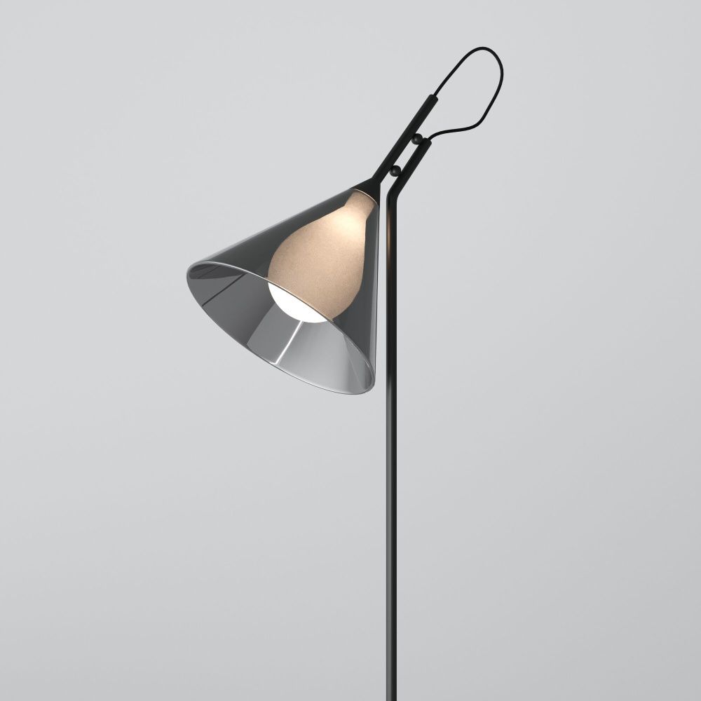 Напольный cветильник 26,5*23*150- см, 1*G9*20W, Eurosvet Enigma, 01187/1 черный, 4690389210167