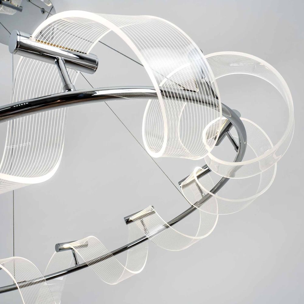 Подвесной светильник 92 см, 42W, 4000К MODESTYLE MS.3029.10 CR хром