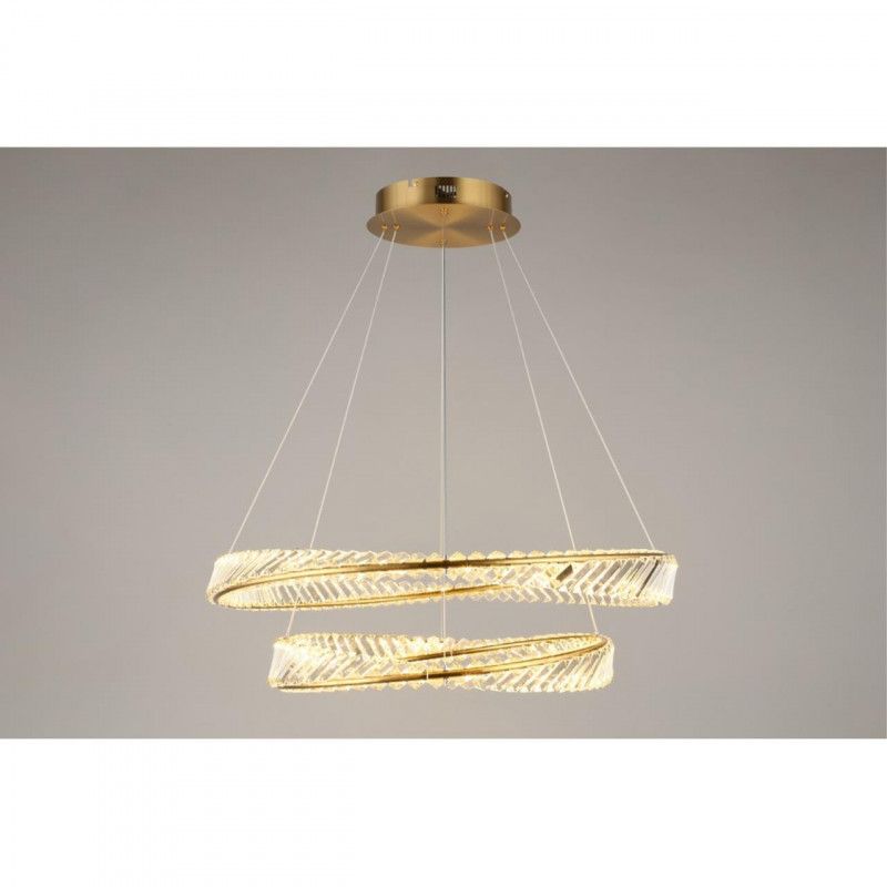 Каскадная люстра 80*50-130 см 65W, 3000K, Aployt Olimp APL.045.03.65, бронзовый