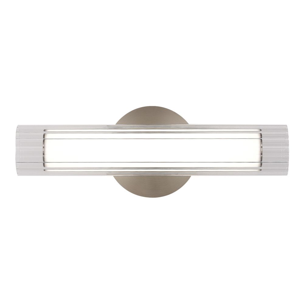 Бра Никель/Белый, Прозрачный LED 1*7W 3000K/4000K St Luce  SL2010.121.01