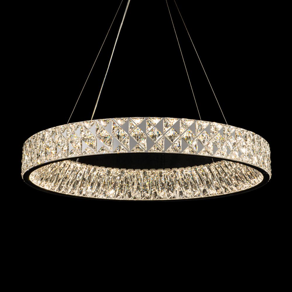 Люстра *80*10 см, LED*89W, 3000-6000K, Modelux  ML.335.800 CR, Хром