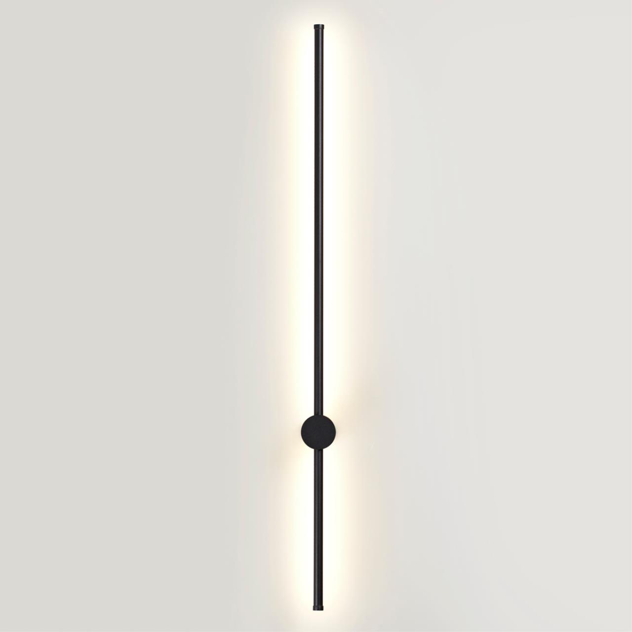 Бра 100 см, 18W, 3000K, Odeon Light Fillini 4335/18WL, черный