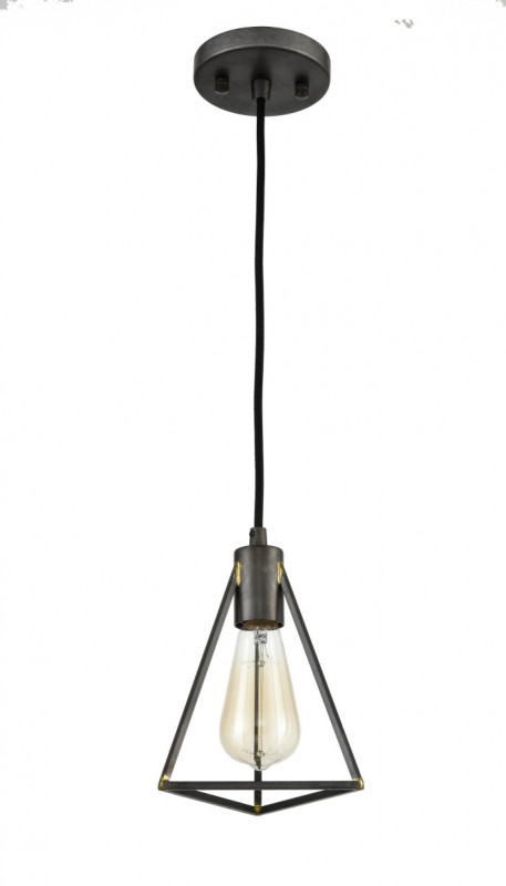 Подвесной светильник  18*147 см, 1*E27 античный коричневый Vele Luce Storm VL6136P01