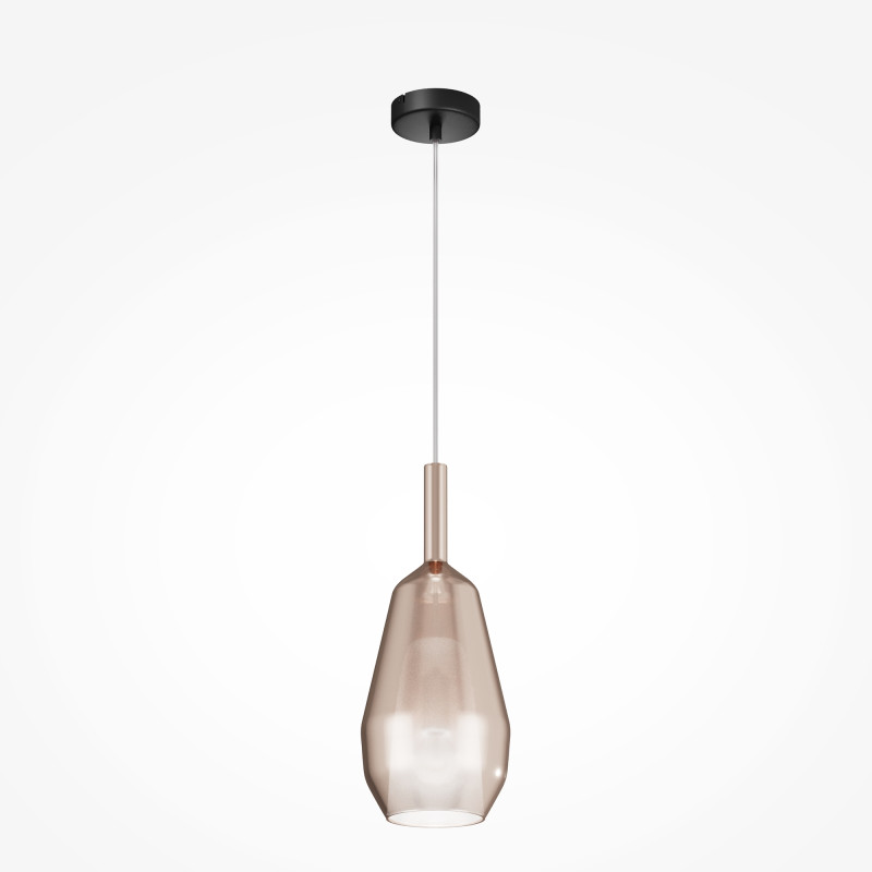Подвесной светильник 16*16*342 см, 1*E27, 60W, Maytoni Duality MOD271PL-01B9 черный