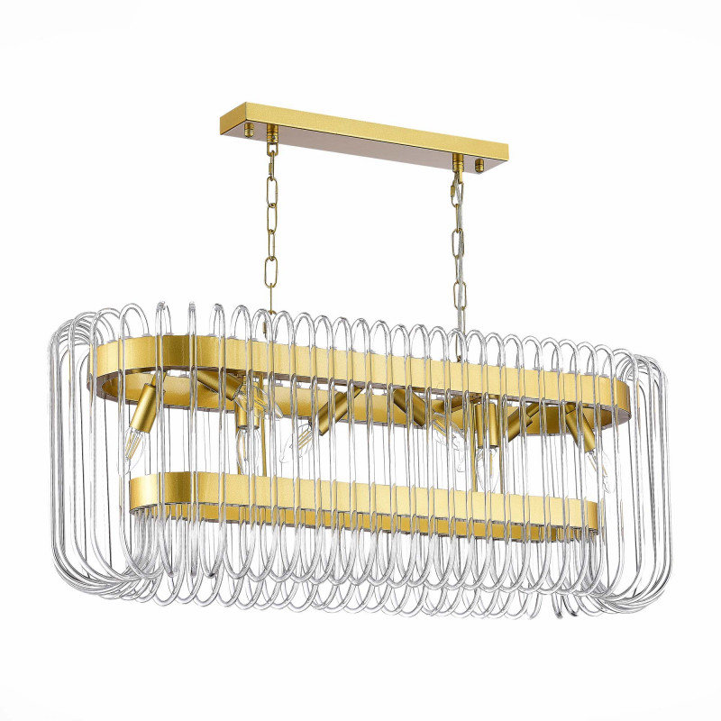 Люстра подвесная 93* 320W, ST LUCE GROSSETO SL1228.203.08 Золотистый