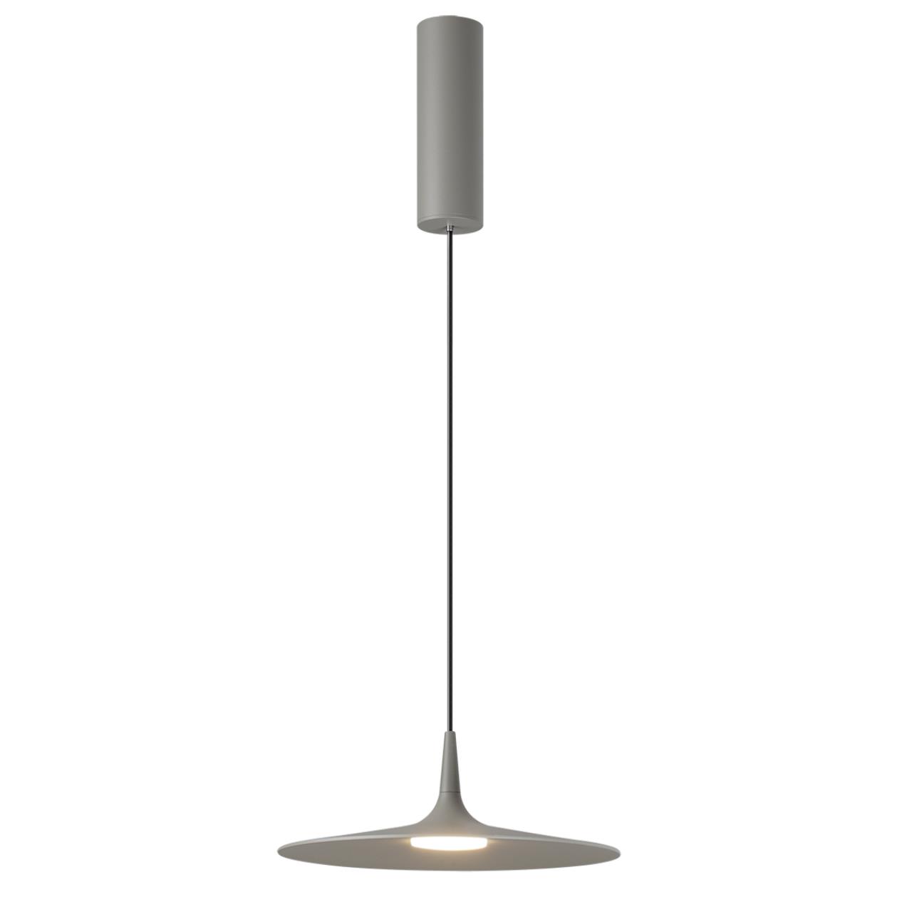Уличный светильник  25*80 см, 1*LED*12W Odeon Light SOMBRA 7038/12L серый