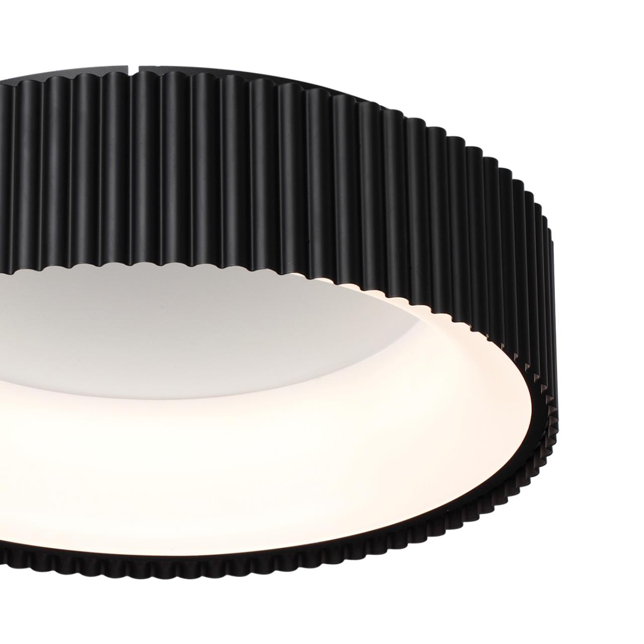 Потолочный светильник *46*13,5 см, LED 1*56W, 3000-4000-6500 К, Sonex Sharmel 7712/56L, белый/черный