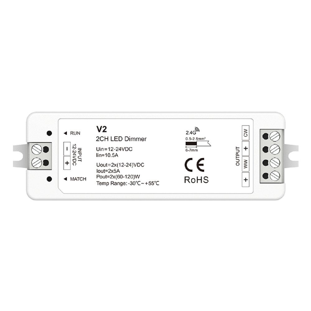 Контроллер 2001-CTR-004, контроллер, double color  Favourite для светодиодной ленты 2001-CTR-004, L97*W33*H18