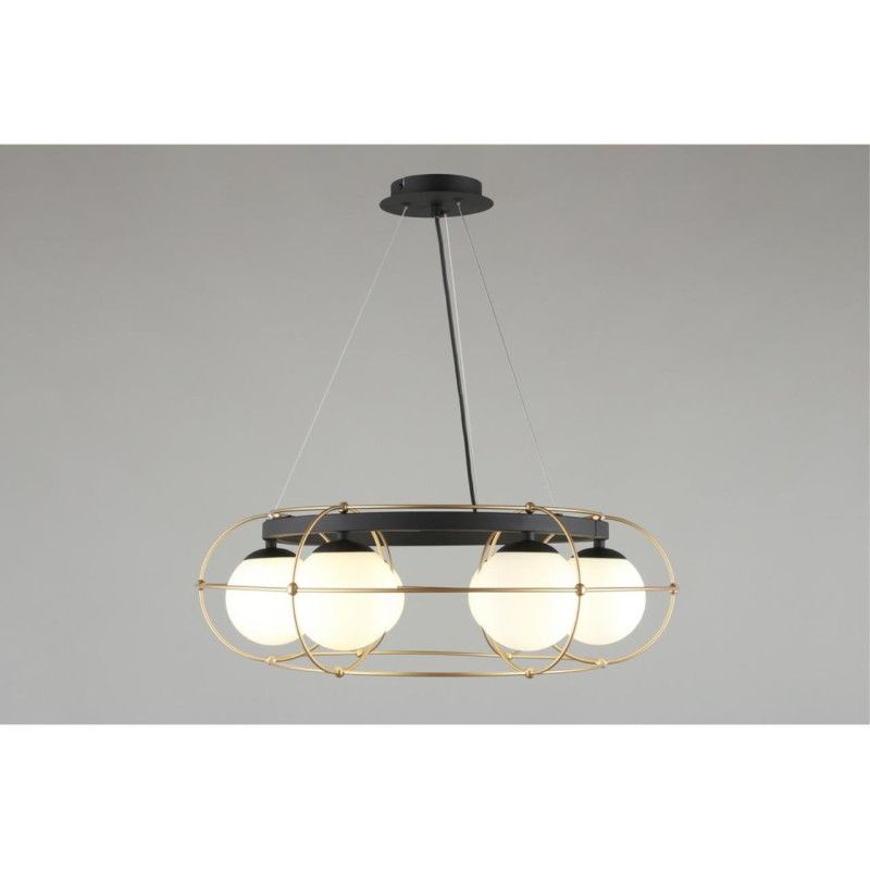 Подвесная люстра 60*50-130 см, 6*G9, 5W, Aployt Mahot APL.317.03.06, золотой