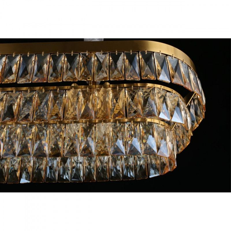 Подвесная люстра 90*32*40-90 см, E14, 40W, Aployt FRANCHESKA APL.837.03.12, бронзовый