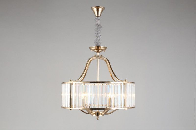 Подвесная люстра 60*60-158,5 см, 6*E14, 40W, Aployt Romen APL.809.03.06, золотой