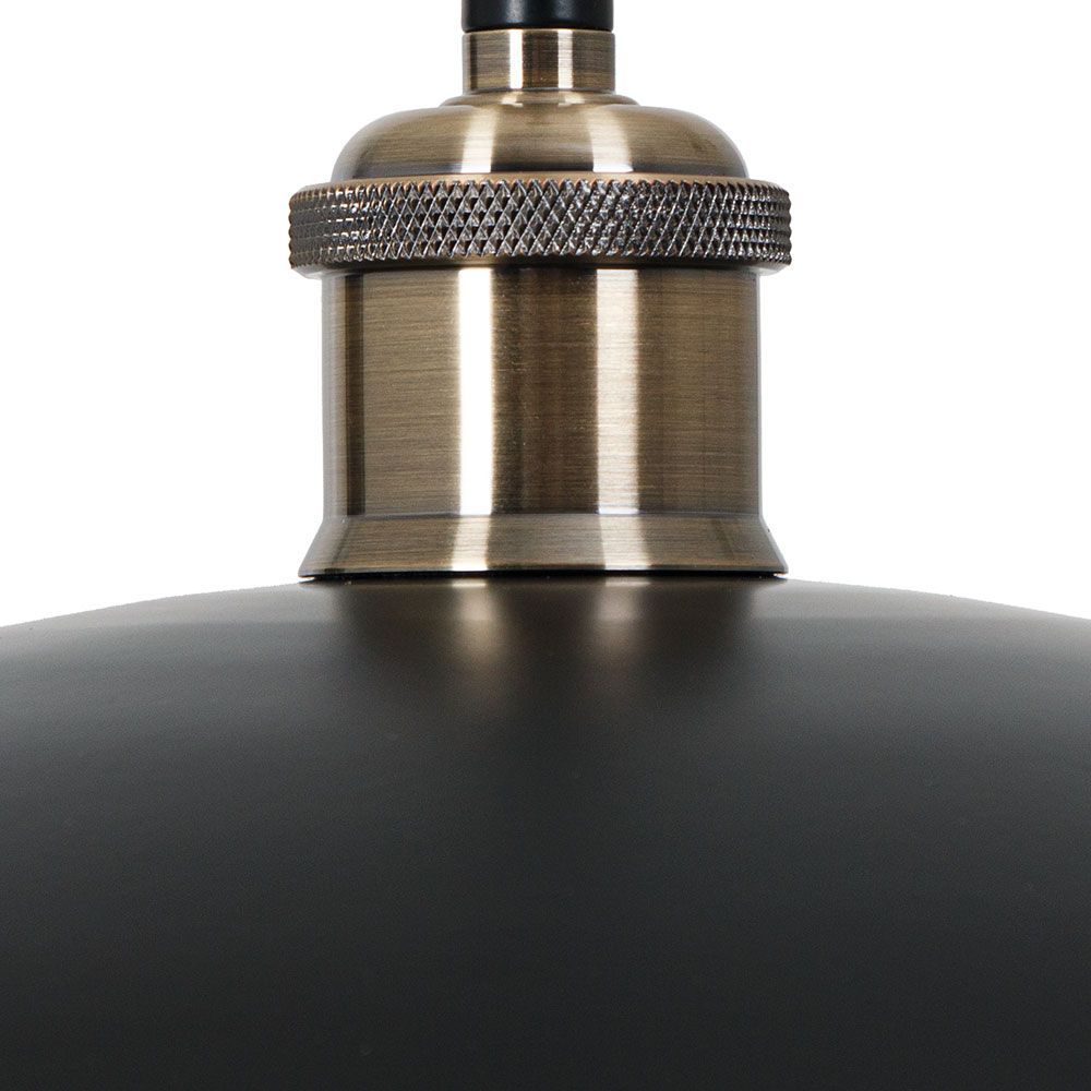 Подвесной светильник 49 см, Arte Lamp Cappello A7056SP-1BK, черный