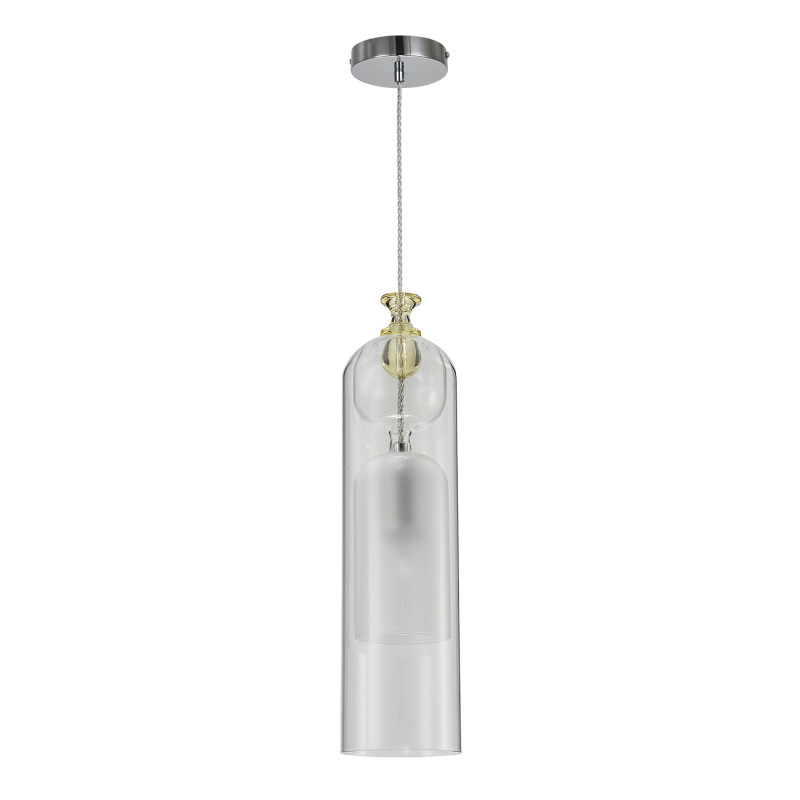 Подвесной светильник 10 см, Indigo Pulsante 11050/1P Clear V000518, хром, 11050/1P Clear