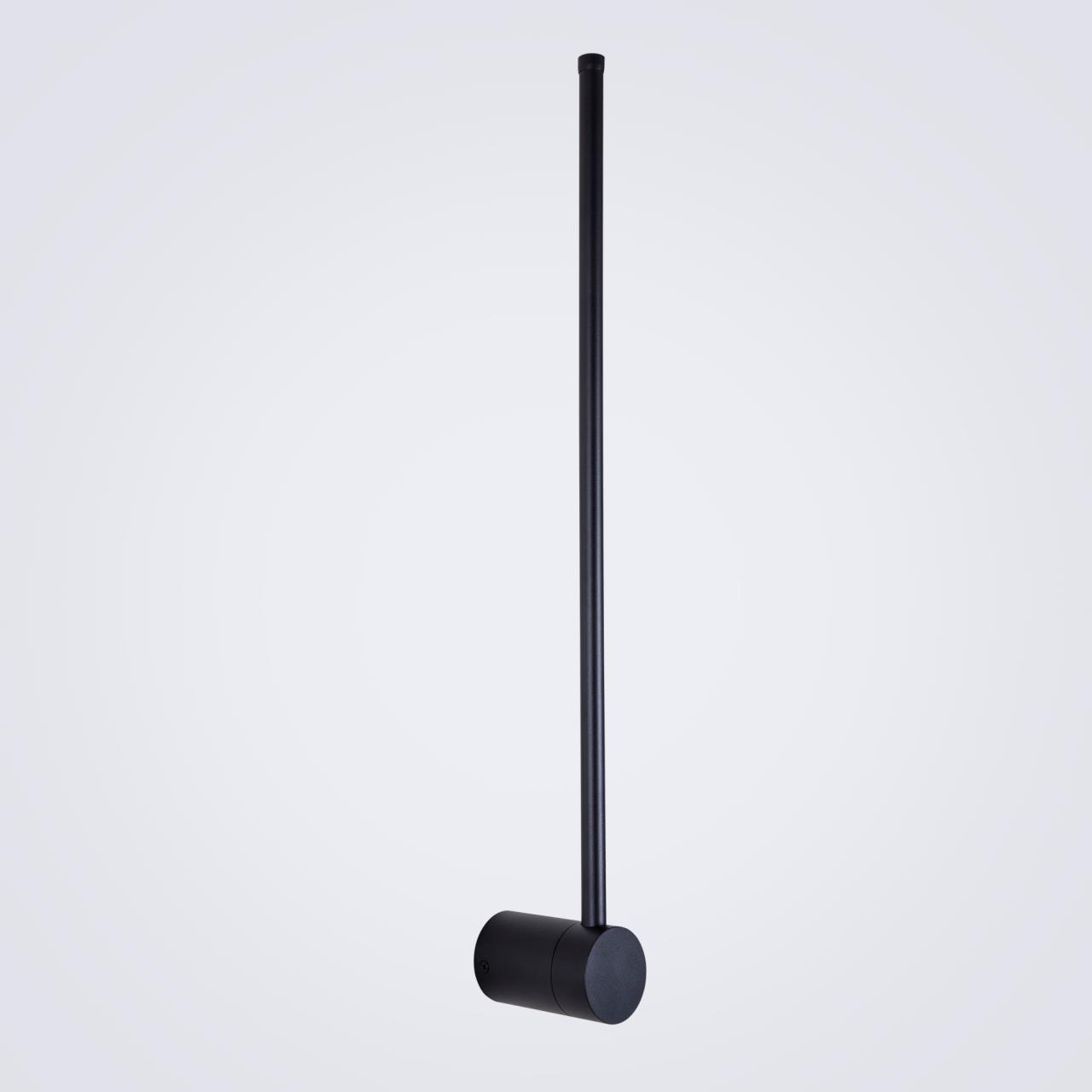 Бра 6*10*63 см, LED 17W, 3000 / 6000K, Черный LED4U L7271-600 BK