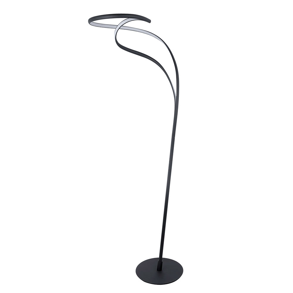 Торшер 160*44 см, 1*LED, 29W, 3000K Arte Lamp Hyperbola A1987PN-28BK, Черный