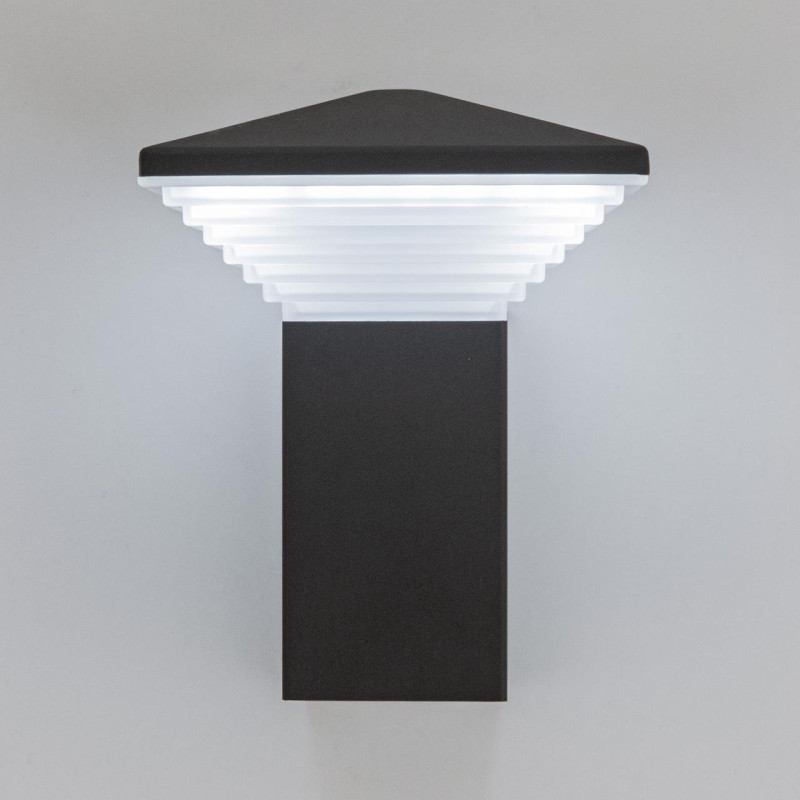 Светильник уличный 13*17 см, LED 6W, 4000K, 450Lm, 1-2 м2, IP54 Citilux CLU02W, черный