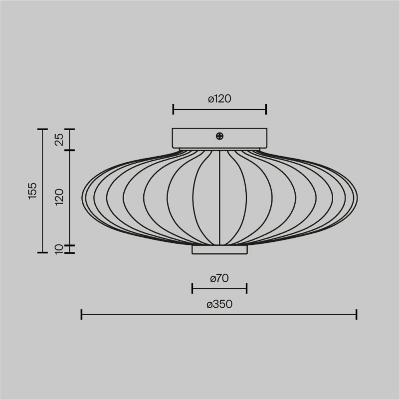 Настенный светильник  35*15,5*35*35 см, LED 8W 4000K Maytoni Modern Amulet MOD555WL-L8CH4K хром
