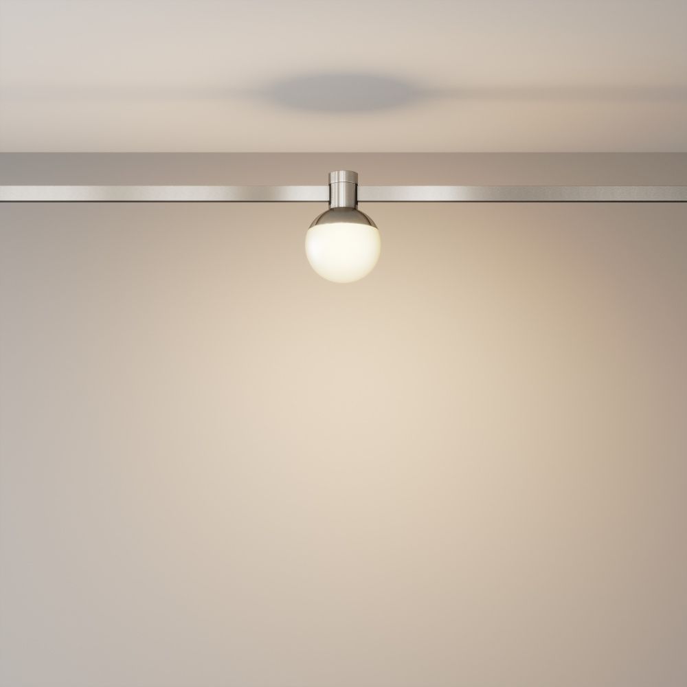 Трековый светильник  TR149-1-5W3K-PT **-10,9 см, *LED*5W, K, Maytoni technical FLARITY TR149-1-5W3K-PT, Платина