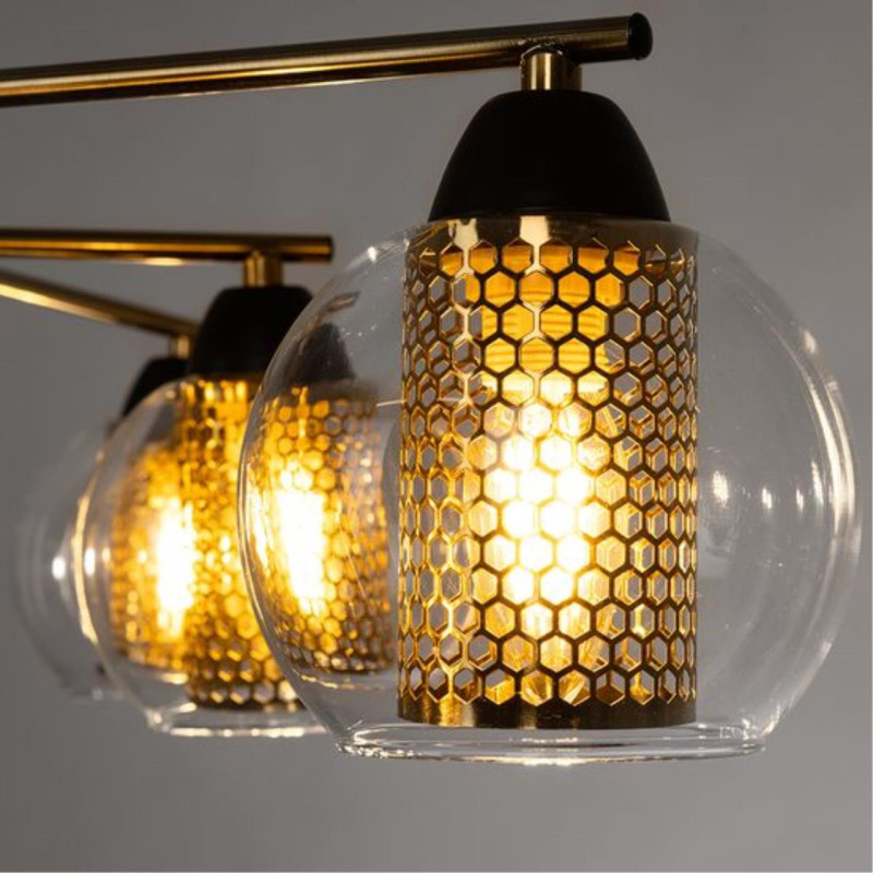 Люстра 75*26 см, 8 E14*40W,  К, Arte Lamp Manchester A7045PL-8BK, Черный