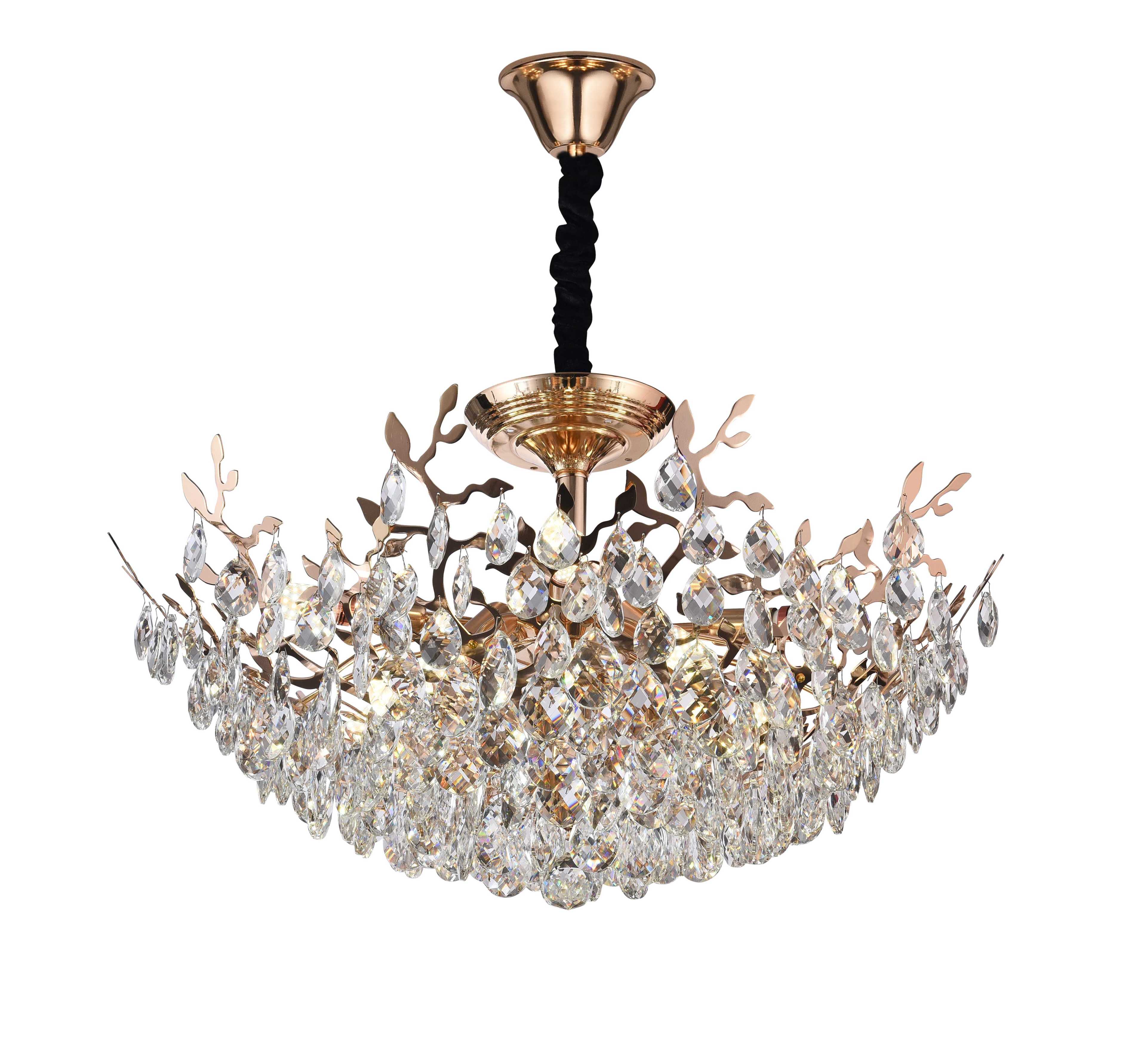 Люстра 800*420, 10*E14, 40W NewRgy Cristallo 9308/10 FGD, Золото