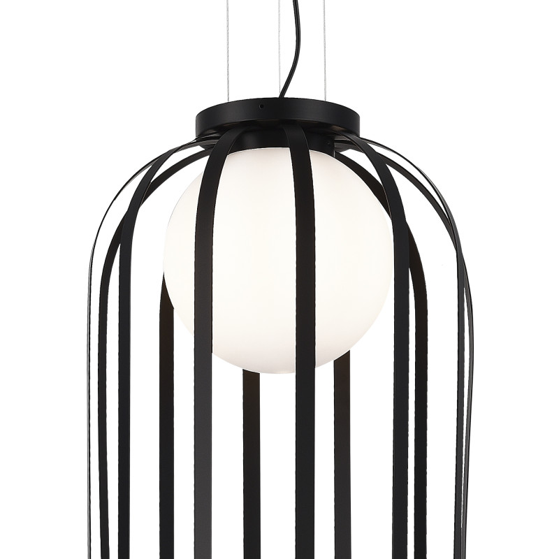 Подвесной светильник 40*200 см, E27, 60W, ST-Luce NORDIC SL6129.403.01 черный