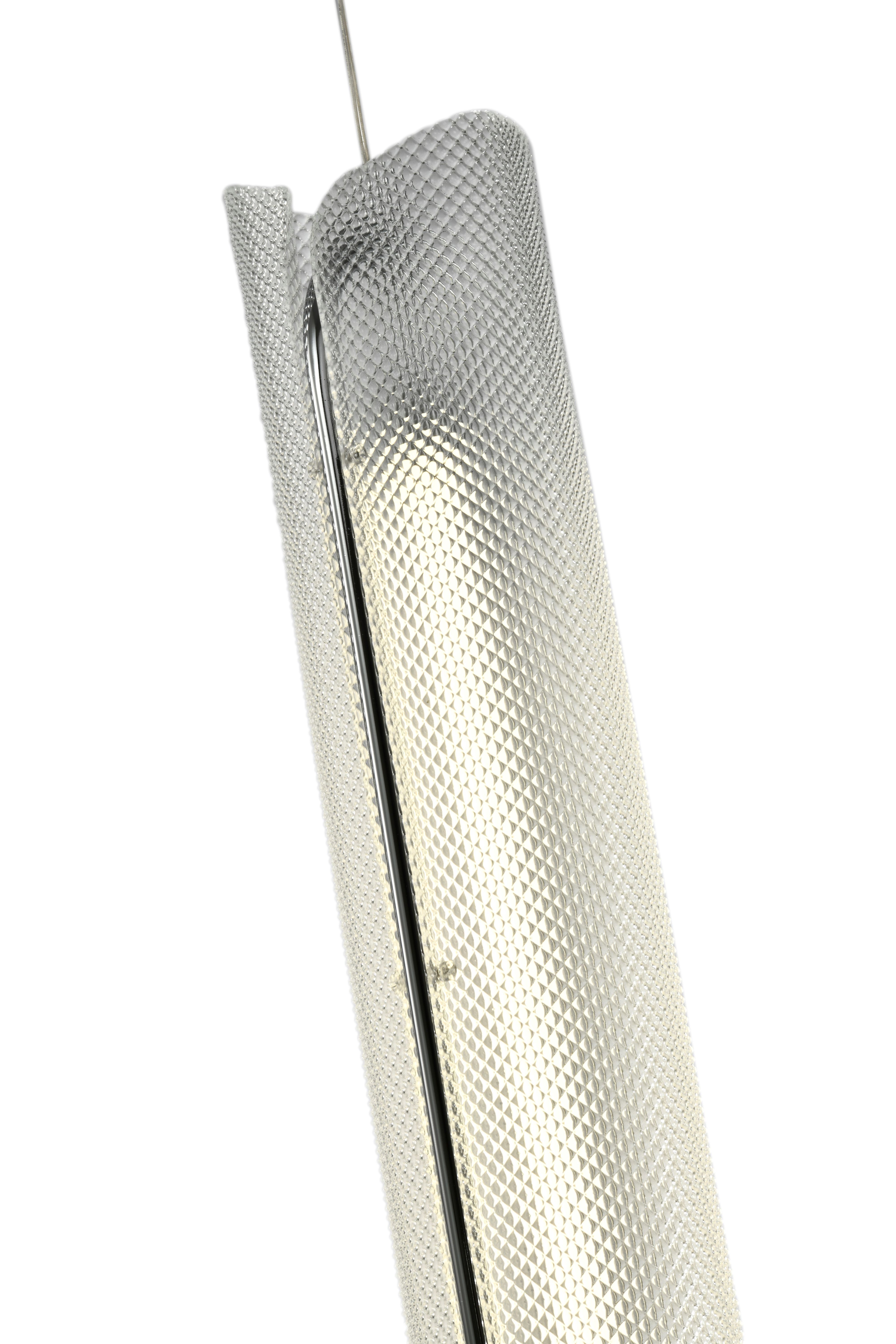 Светильник подвесной 12*120 см, LED 12W 4000K хром Zortes Circon ZRS.90610.26