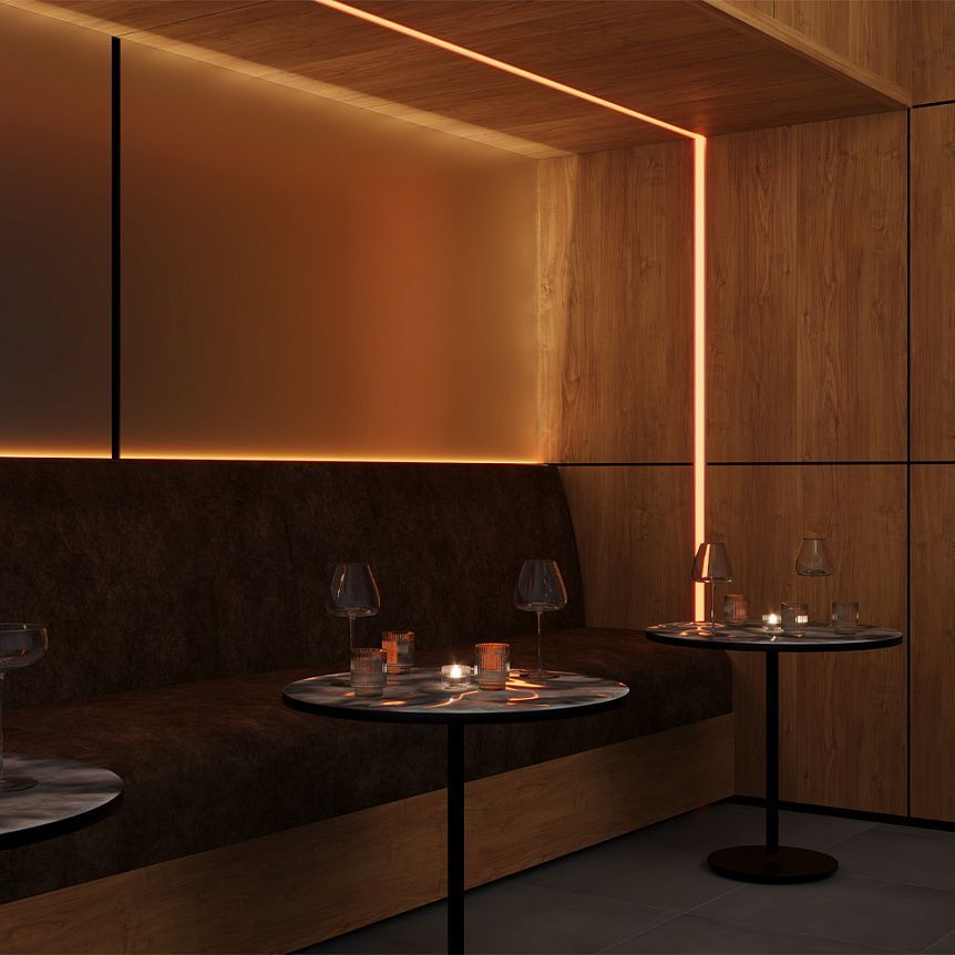 Встраиваемый профиль Maytoni Led Strip ALM-4625-S-2M, 24.5 x46 x2000мм, Maytoni  632001