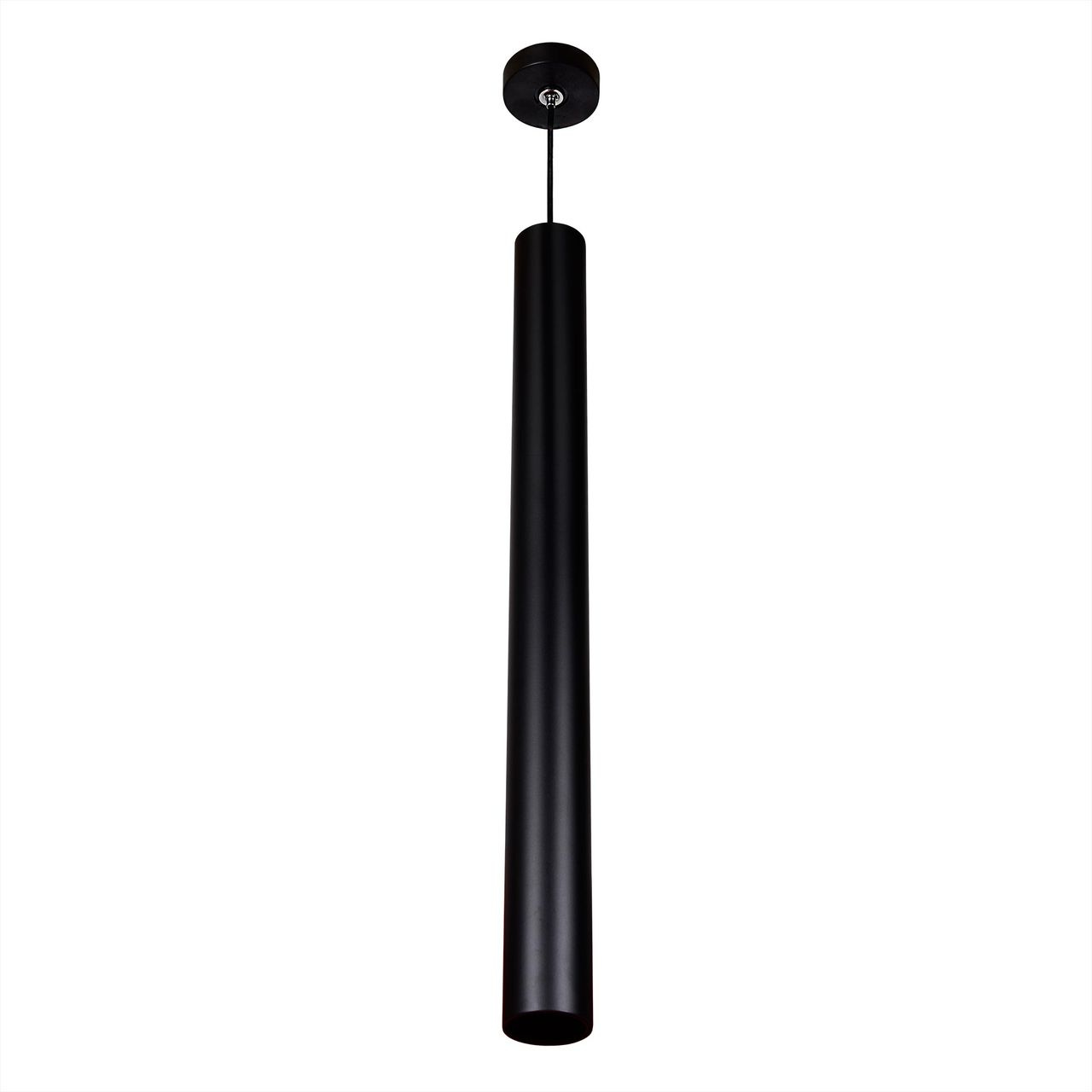 Подвесной светильник Светодиодный Citilux Тубус CL01PBL121 Черный, диаметр 6.5 см, 12W*3000K