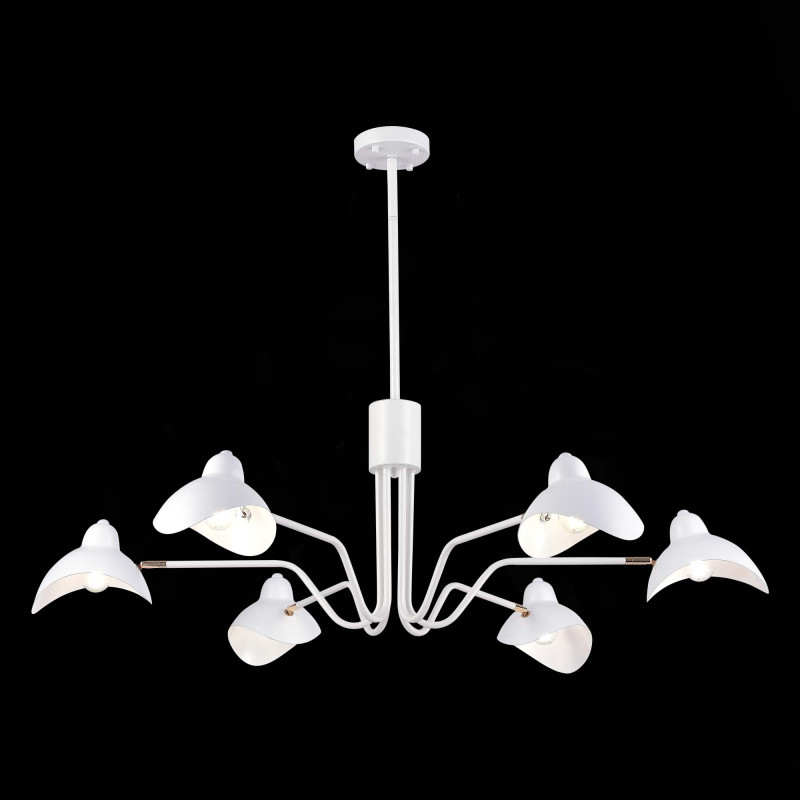 Люстра подвесная 110 см, 360W, ST LUCE MINNE SL1801.513.06 Белый