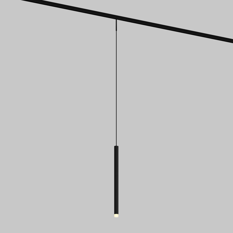 Трековый подвесной светильник 1,8*31 см, LED 3W 2700K Maytoni Technical Accessories for tracks Levity Skim TR191-1-3W2.7K-M-B черный