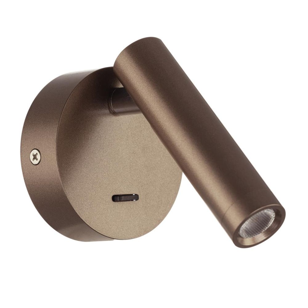 Светильник 11 см, 3W, 3000K, Citilux DEKART CL704103, коричневый