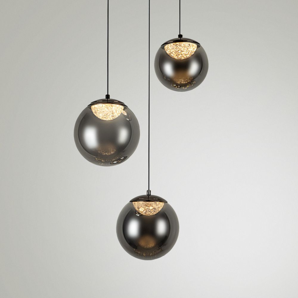 Светильник *30* см, LED*17W, 3000-6000K, Modelux  ML.2338.3R BK, Чёрный