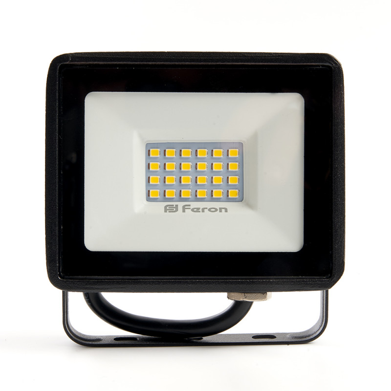 Прожектор светодиодный 2835 SMD 30W 4000K IP65  AC230V/50Hz, черный, LL-920 Feron 29495